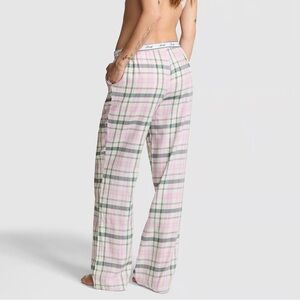 PINK Victoria's Secret Plaid Pajama Pants - Pink and Green